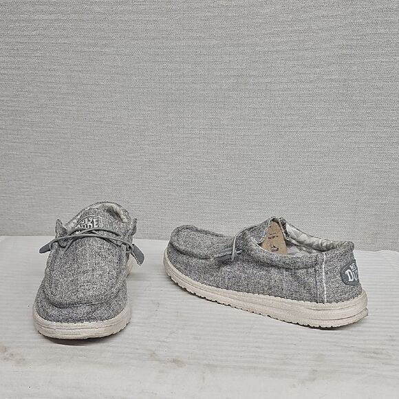 HEY DUDE WALLY LINEN MENS CASUAL SHOES BFPM-05-134 - Picture 1 of 10